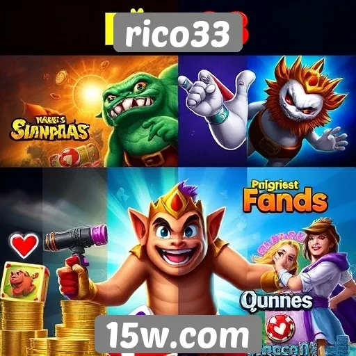 Comparação de jogos disponíveis no rico33